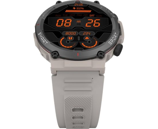 Blackview W50 Black, 1.39-inch HD LCD 360x360, 370mAh Battery, 24-hour SpO2 Detection + Heart Rate Monitoring, Calls and SMS notification, Khaki
