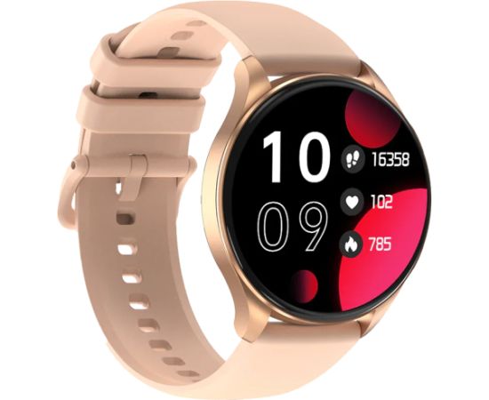 Blackview X20 1.43inch Amoled display 466*466 ATS3085L 128Mb+481KB 380mAh Calls and SMS notification, 100 sports modes 24-hour heart rate detection Gold