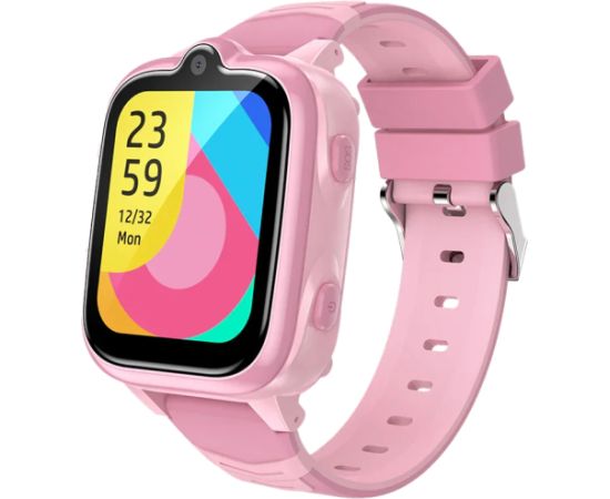 Blackview Z10, Kids Smart Watch, Pink, 1.83 inch IP67 Waterproof GPS Tracker 4G Video Calling, Location tracking, GPS+LBS+WiFi, SIM Card Slot, 4G Nano SIM, 680mAh Battery, Up to 2 Days of Standby, Magnetic Charging, 1GB RAM+8GB ROM, SOS Call button