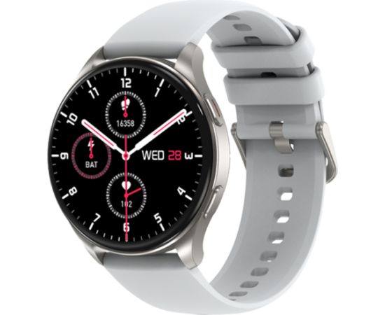 Blackview X20 1.43inch Amoled display 466*466 ATS3085L 128Mb+481KB 380mAh Calls and SMS notification, 100 sports modes 24-hour heart rate detection Silver