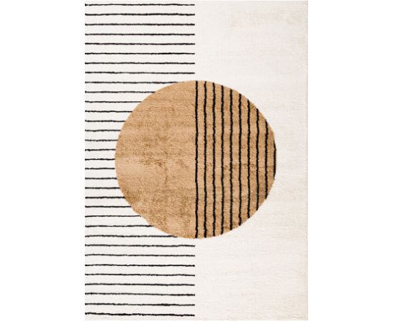 Carpet TOULOUSE-3, 133x190cm, white/ocher