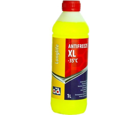 Antifrīzs ANTIFREEZE AD -35C XL YELLOW 1L