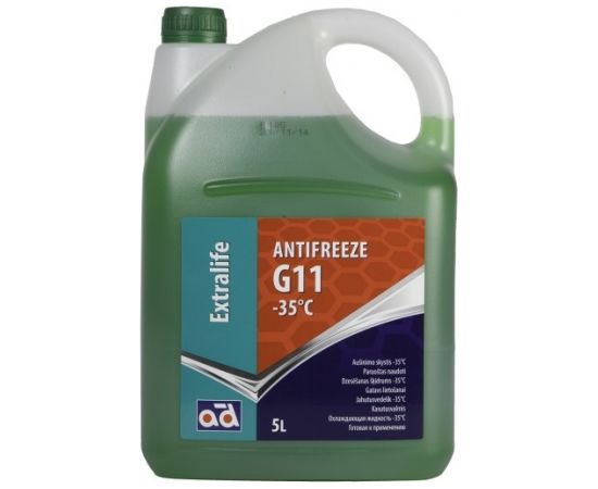 Antifrīzs ANTIFREEZE AD -35C G11 GREEN 5L
