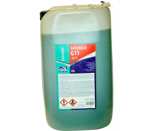 Antifrīzs ANTIFREEZE AD -35C G11 GREEN 25L