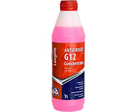 Antifrīzs ANTIFREEZE CONC. G12 LL RED 1L