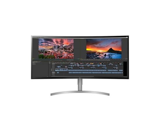 LCD Monitor | LG | 38WK95C-W | 37.5" | Business/4K/Curved/21 : 9 | Panel IPS | 3840x2160 | 21:9 | 5 ms | Speakers | Height adjustable | Tilt | Colour White | 38WK95C-W