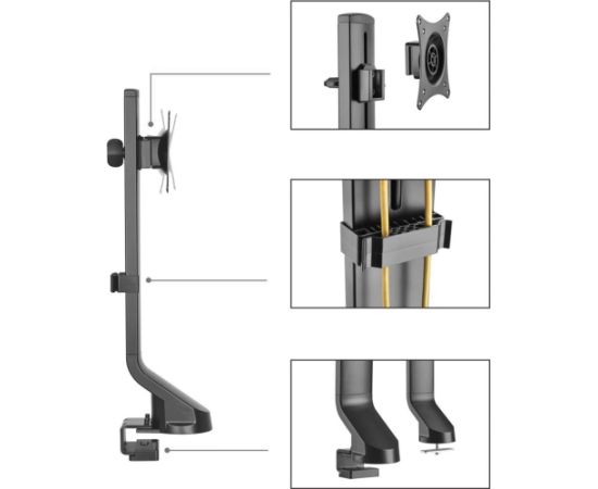 Maclean Monitor Desk Mount 17"-32" 8kg MC-853
