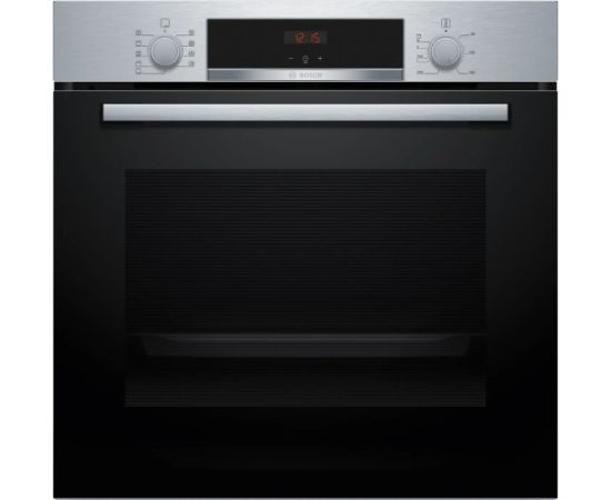 Bosch Serie 4 HBA534ES3 oven 71 L 3400 W Black, Stainless steel