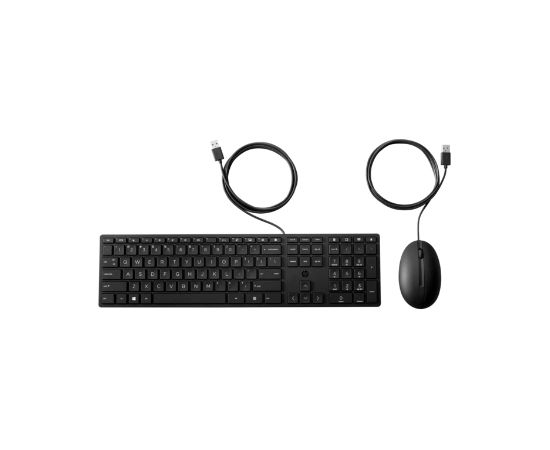 HP 320MK USB Wired Mouse Keyboard Combo - Black - US RUS   9SR36UT#ACB