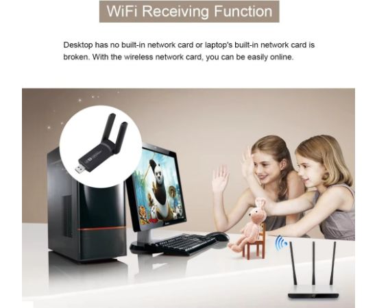 Reach UWA-1 USB Wi-Fi адаптер 1300Mbps 802.11ac/a/b/g/n черный