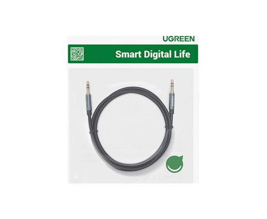Аудиокабель Ugreen AV112 3,5mm to 3,5mm 1.0m черный