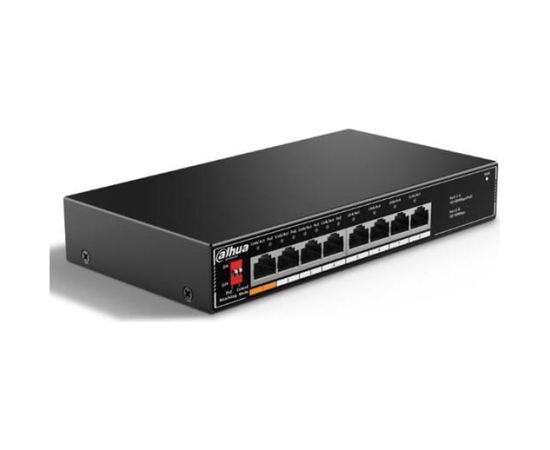 Switch DAHUA Desktop/pedestal 8x10Base-T / 100Base-TX PoE ports 4 60 Watts SF1008LP