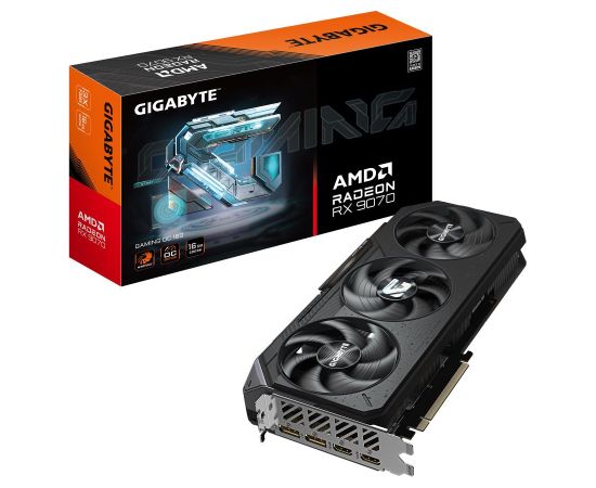 VGA PCIE16 RX9070 16GB GDDR6/R9070GAMING OC-16GD GIGABYTE