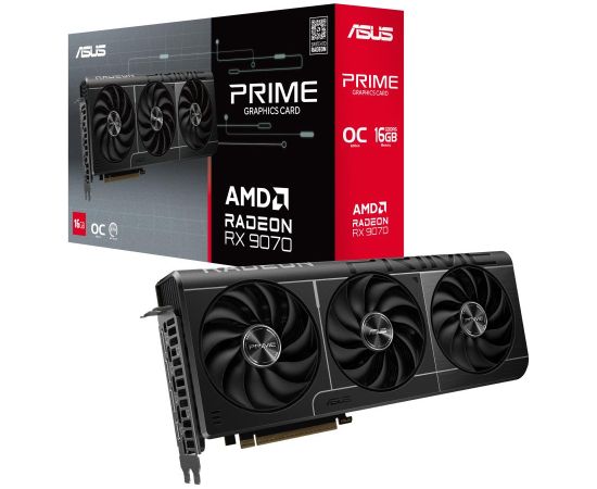 VGA PCIE16 RX9070 16GB GDDR6/PRIME-RX9070-O16G ASUS