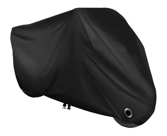 Velo, moto un skūtera pārklājs Springos GA0205, 250x105x125 cm, ūdensnecaurlaidīgs, melns