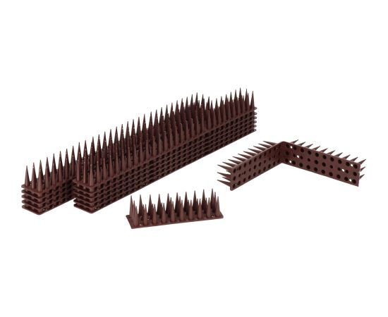 Putnu atbaidīšanas tapas Springos GA0018, brūna plastmasas aizsarglente, 12 gab. Aizsarglīdzekļi