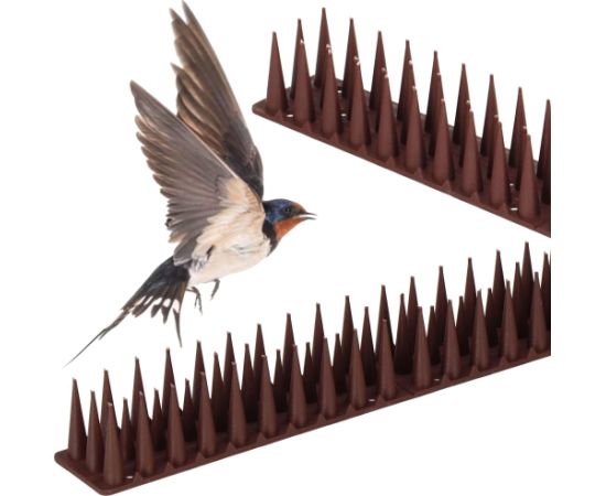 Putnu atbaidīšanas tapas Springos GA0018, brūna plastmasas aizsarglente, 12 gab. Aizsarglīdzekļi