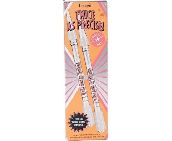 BENEFIT_SET Precisely My Brow R58 Warm Deep Brown kredki do makijażu 2x0.08g