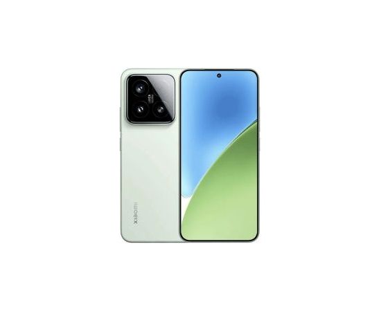 Xiaomi   Phones 15 | Green | 6.36 " | LTPO OLED | 1200 x 2670 pixels | Qualcomm | Snapdragon | Internal RAM 12 GB | 512 GB | Dual SIM | 5G | Main camera resolution 50+50+50 MP | Secondary camera resolution 32 MP | Android | 15 | 5400 mAh