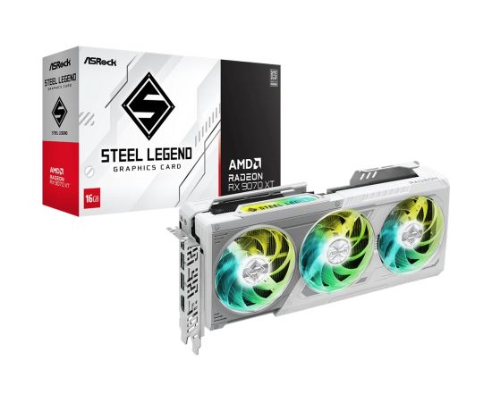 Asrock Steel Legend Radeon RX 9070 XT AMD 16 GB GDDR6