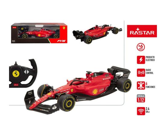 Rastar Радиоуправляемая машина Ferrari F1-75 Escala 1:12 ( на батарейках) 6+ CB41271