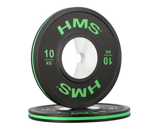 Svaru disks BTBR10 OLYMPIC PLATE BUMPER 10 KG HMS