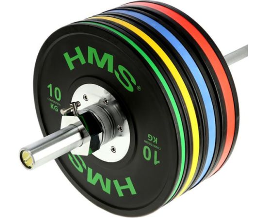 Svaru disks BTBR10 OLYMPIC PLATE BUMPER 10 KG HMS