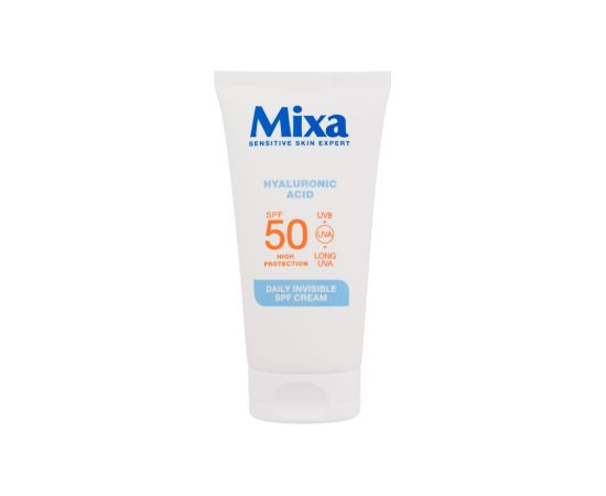 Mixa Hyaluronic Acid / Daily Invisible SPF Cream 50ml SPF50