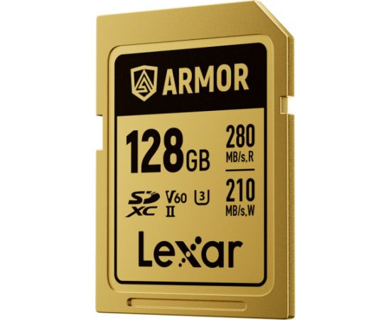 Lexar memory card SDXC 128GB Armor Gold UHS-II U3