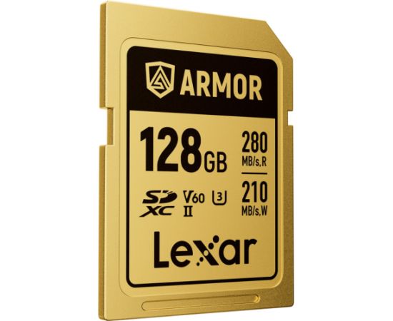 Lexar memory card SDXC 128GB Armor Gold UHS-II U3