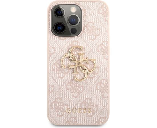GUHCP13X4GMGPI Guess PU 4G Metal Logo Case for iPhone 13 Pro Max Pink