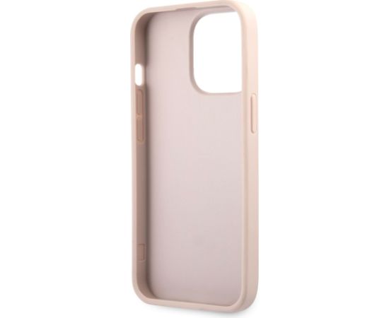 GUHCP13X4GMGPI Guess PU 4G Metal Logo Case for iPhone 13 Pro Max Pink