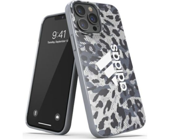Adidas OR Snap Case Leopard iPhone 13 Pro | 13 6,1" szary|grey 47259