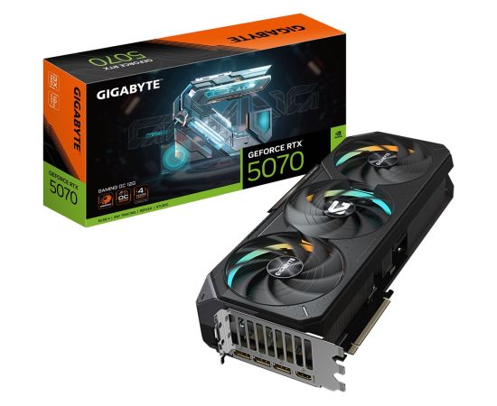 GIGABYTE GeForce RTX 5070 Ti GAMING OC 16G Graphics Card - 16GB GDDR7, 256bit, PCI-E 5.0, 2588 MHz Core Clock, 3 x DP 2.1a, 1 x HDMI 2.1b, NVIDIA DLSS 4, GV-N507TGAMING OC-16GD