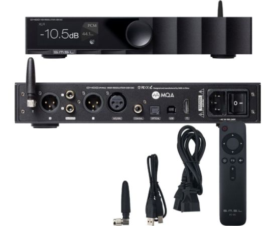 SMSL D400 Pro DAC audio USB Hi-Res czarny