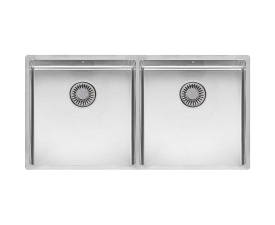 Reginox virtuves izlietne New York 40x40+40x40 (L), dubultā, 860x440 mm