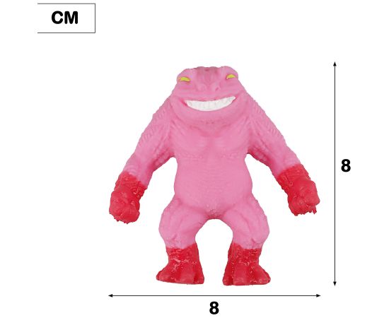 Elastīgo figūriņu komplekts 6 gb. 8 cm Stretchapalz Monster Series CB47718