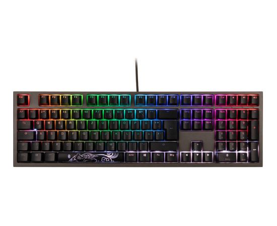Ducky Shine 7 PBT Gaming Keyboard, MX Speed-Silver, RGB LED - blackout Клавиатуры