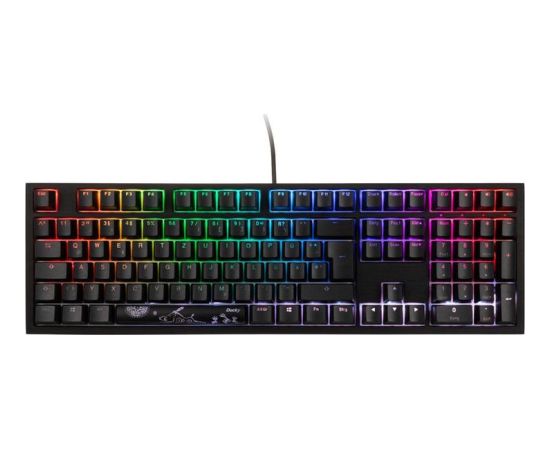 Ducky Shine 7 PBT Gaming Keyboard, MX Speed-Silver, RGB LED - blackout Клавиатуры