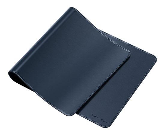 SATECHI Vegan-Leather Premium Desk Mat (Blue)