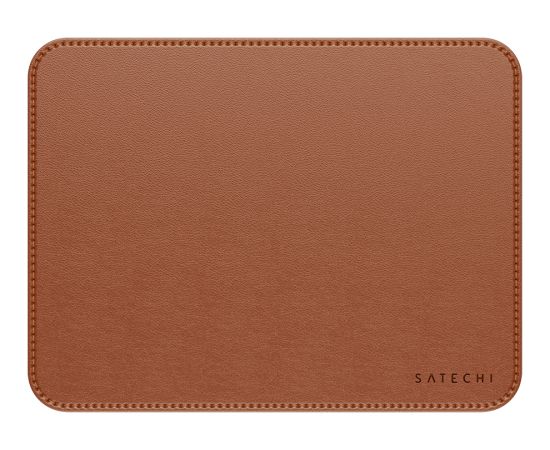 SATECHI Vegan-Leather Premium Mouse Pad (Brown)
