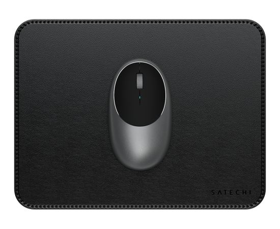 SATECHI Vegan-Leather Premium Mouse Pad (Black)