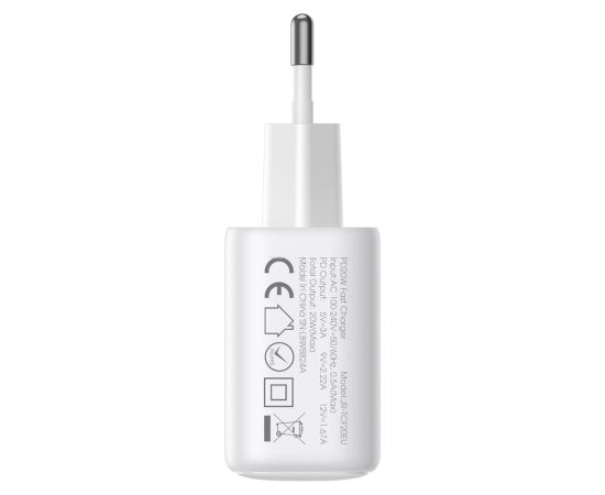 Joyroom JR-TCF12 tīkla lādētājs 2x USB-C 20W PD | QC 3.0 - balts