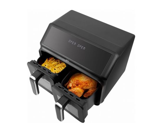 Eldom Double fat-free fryer, 2200 W, capacity 8 l, LED display