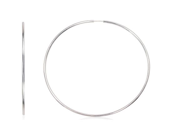 Sudraba auskari-riņķīši #2203698, Sudrabs 925°, 7.1 gr.