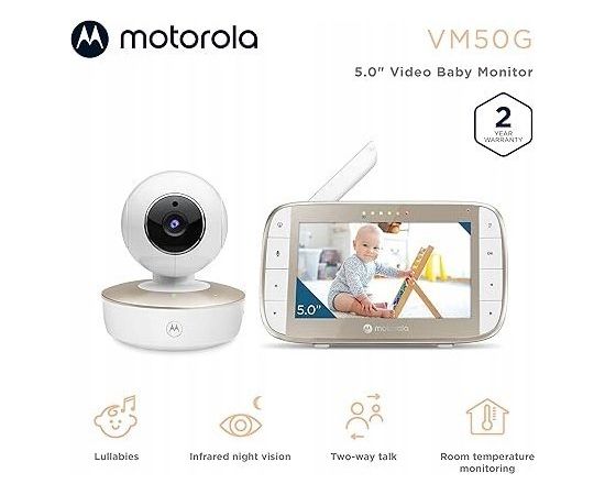 Motorola VM50G 5'' Video Baby Monitor