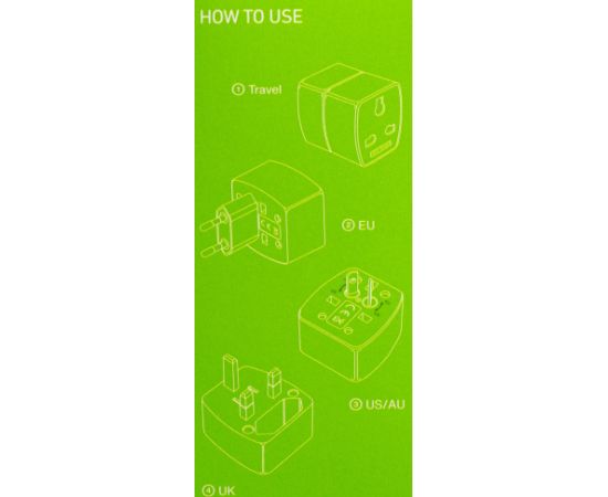 D-Fruit travel adapter DF128