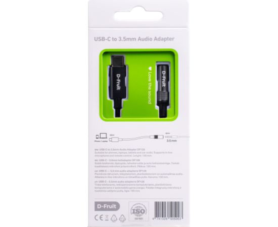 D-Fruit адаптер USB-C - 3,5 мм DF126