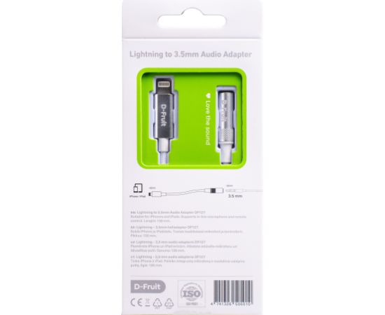 D-Fruit adapter Lightning - 3,5mm DF127