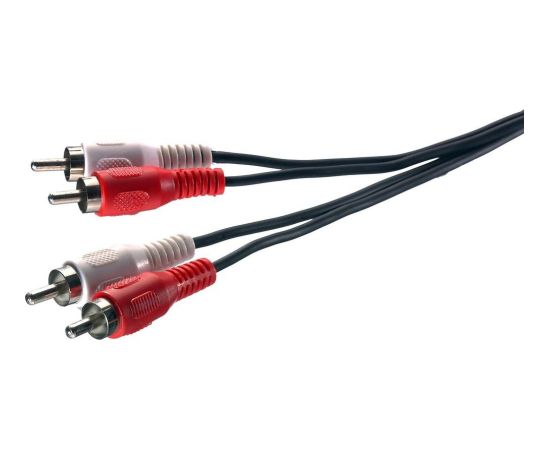 Vivanco kabelis Promostick 2xRCA - 2xRCA 5m (19361)